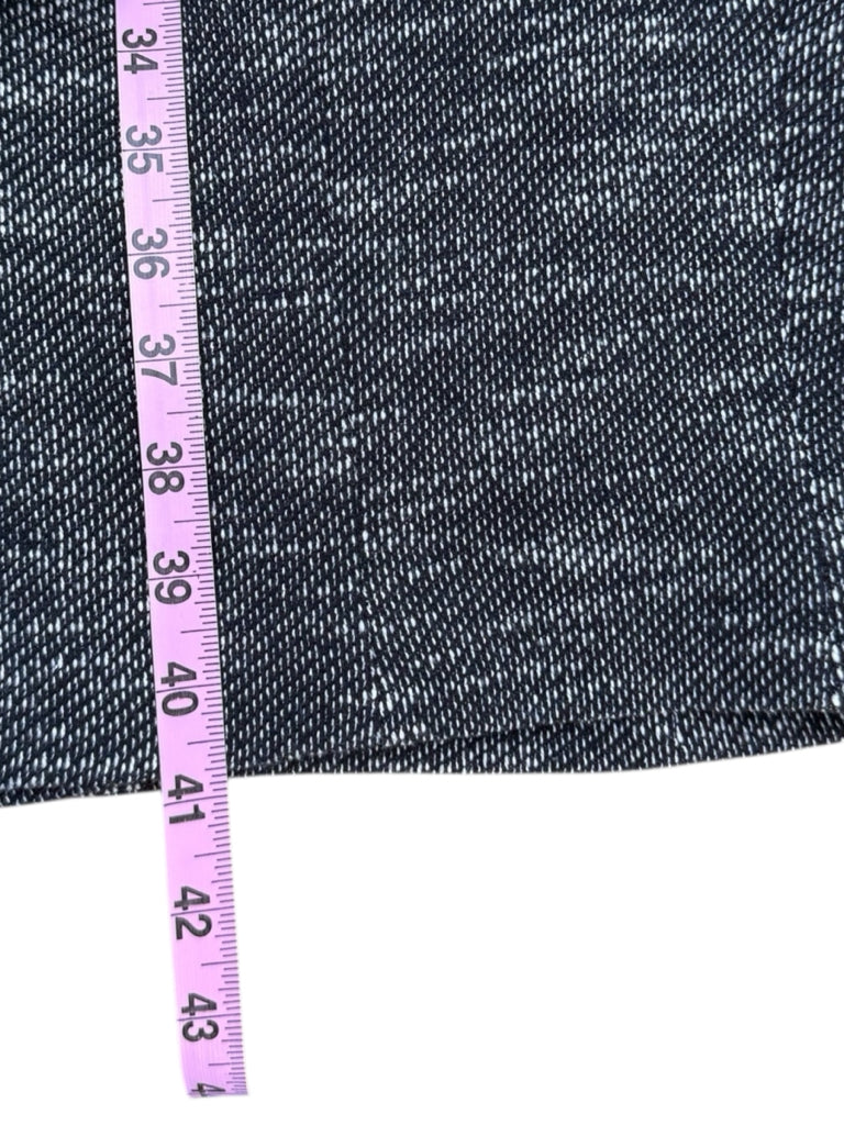 Hal Rubenstein NWT Black Tweed Midi Dress Size L