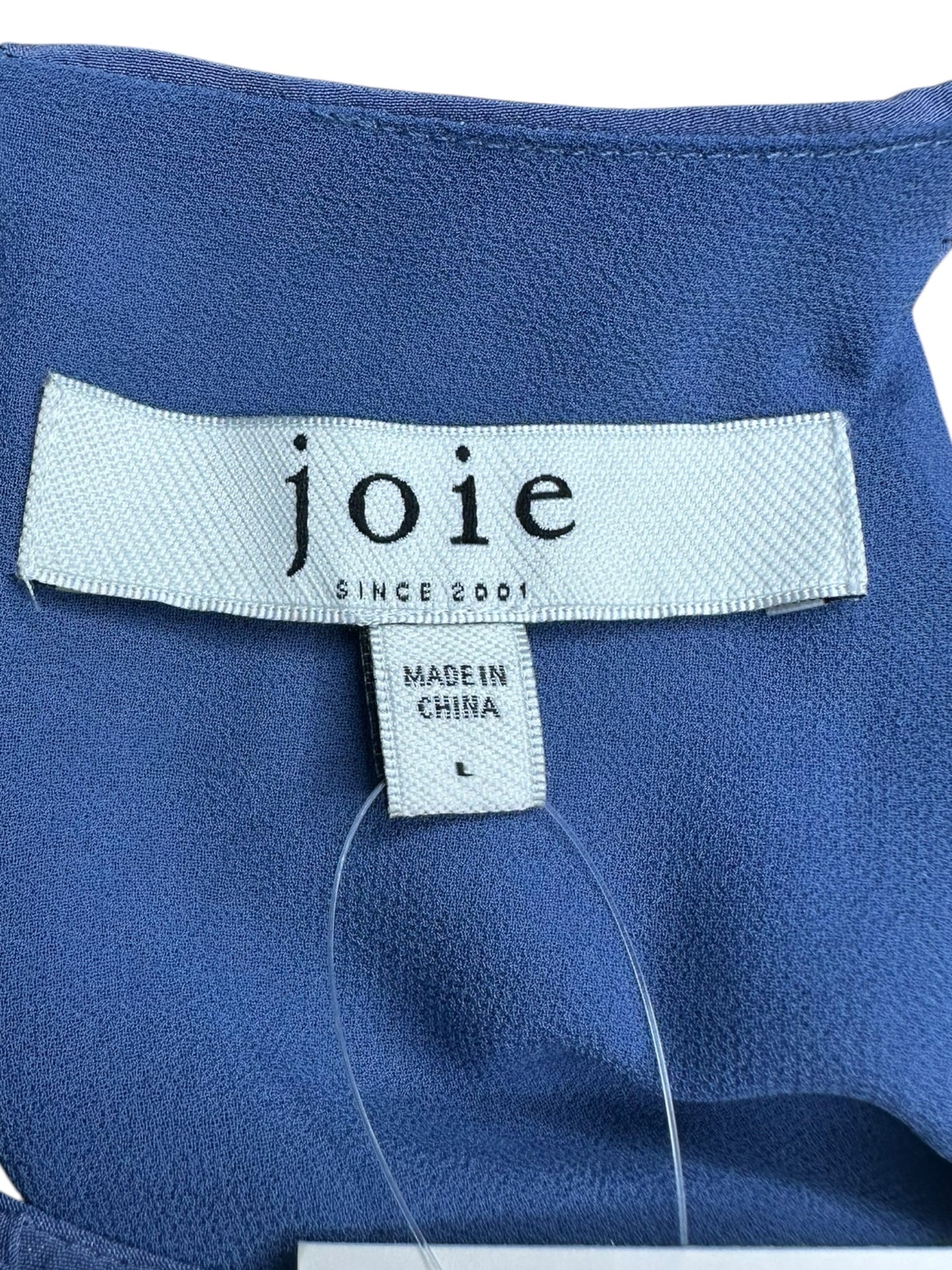 joie 100% Silk Blue Halter Maxi Dress Size L