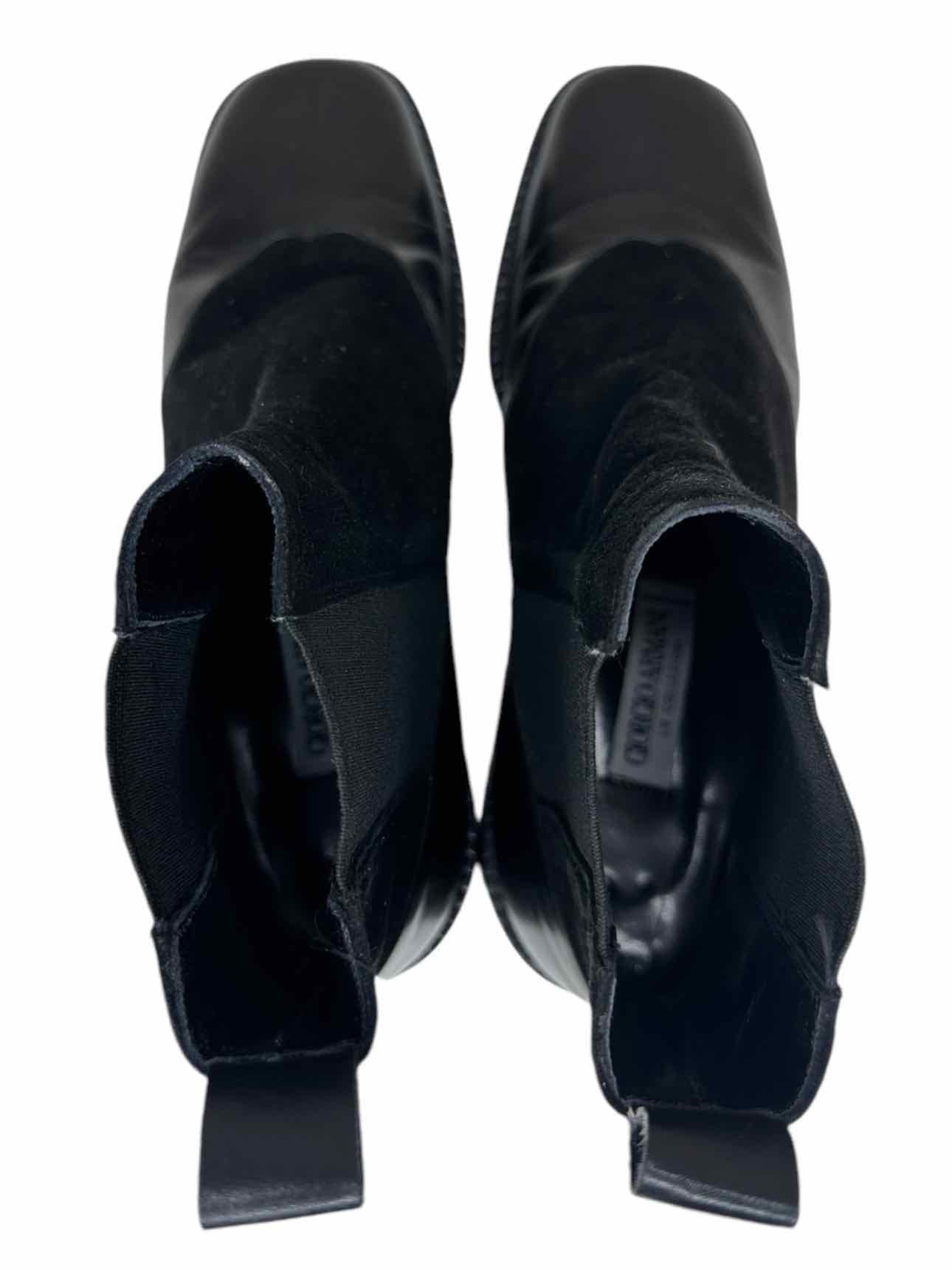 giorgio armani Black Ankle Boots Size 36.5