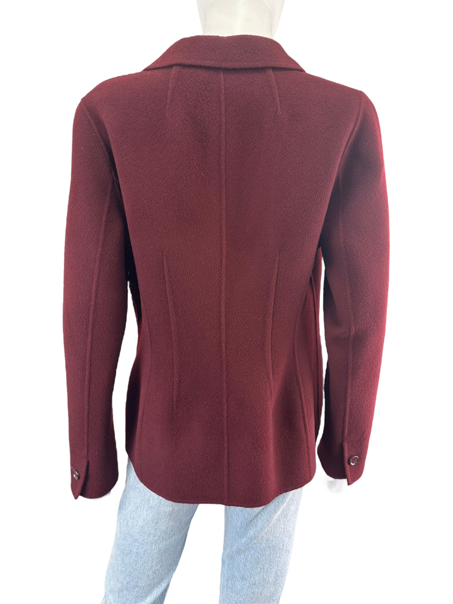 Talbots Wool Blend Maroon Blazer Size S