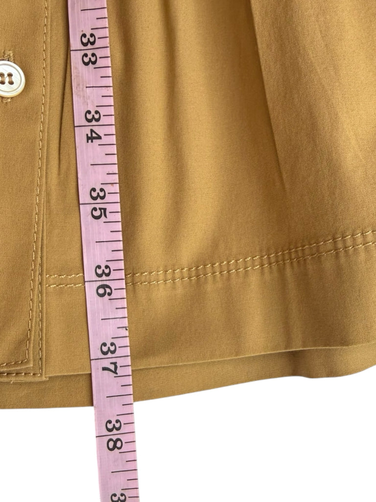 VERONICA BEARD Khaki Button-Down Mini Dress Size 12