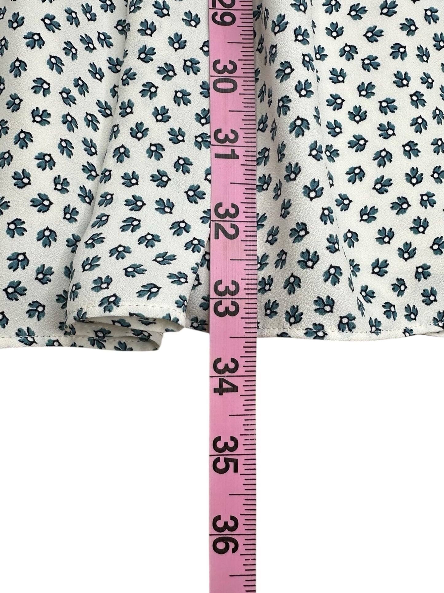 Ann Taylor Blue Floral Print Casual Dress Size 4