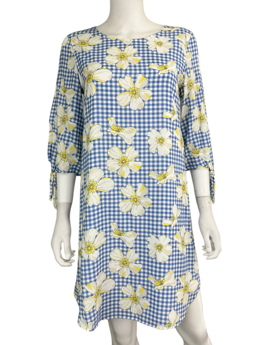 Draper James x SCAD Cherokee Rose Gingham Floral Dress Size M