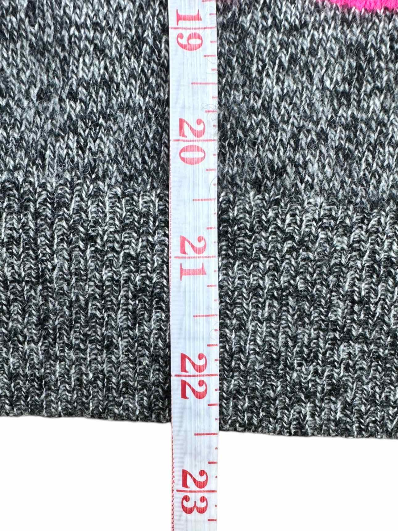 WHITE + WARREN ESSENTIALS 100% Cashmere Gray Striped Sweater Size S