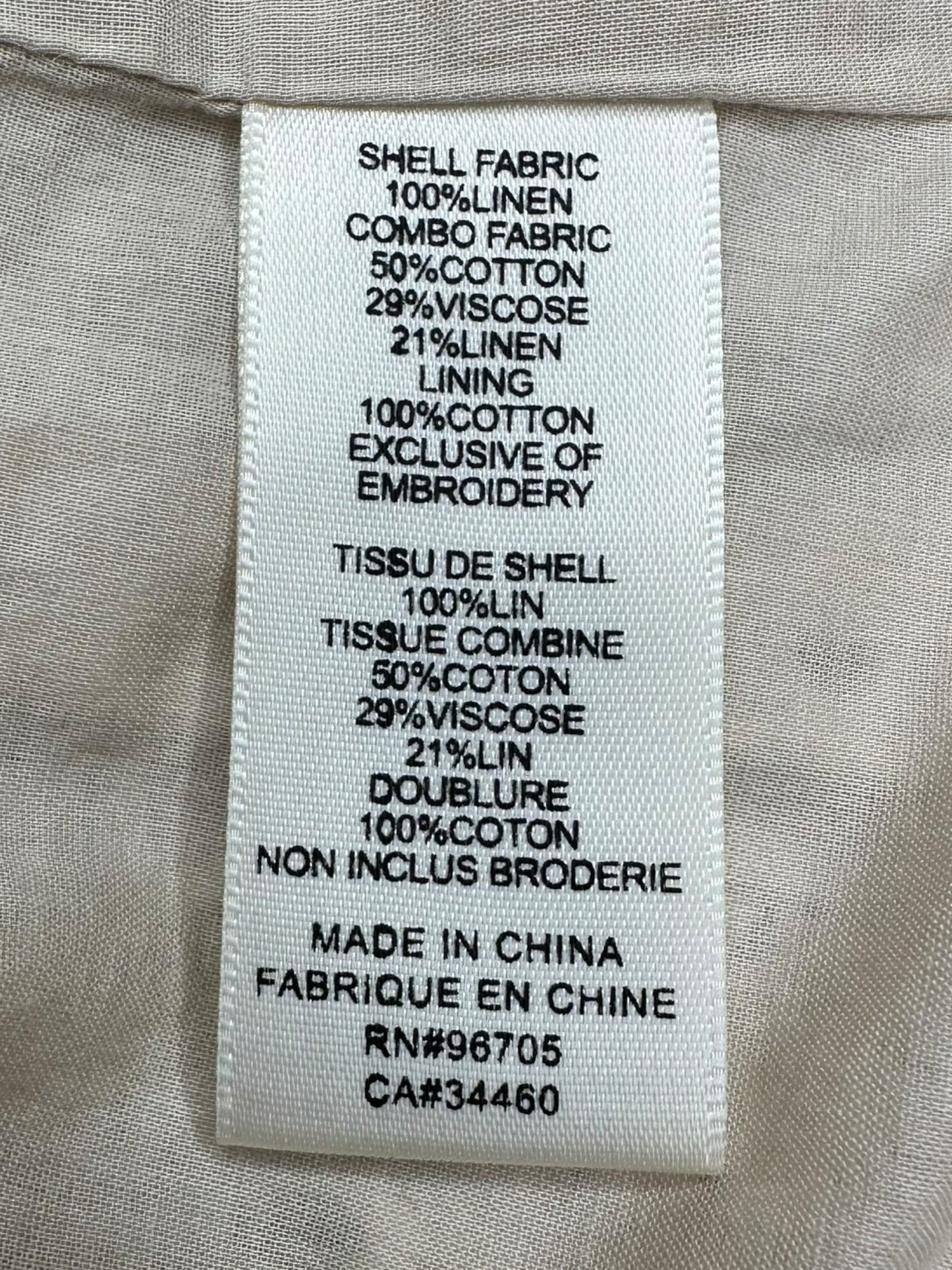 Rebecca Taylor White Mini Dress Size 2