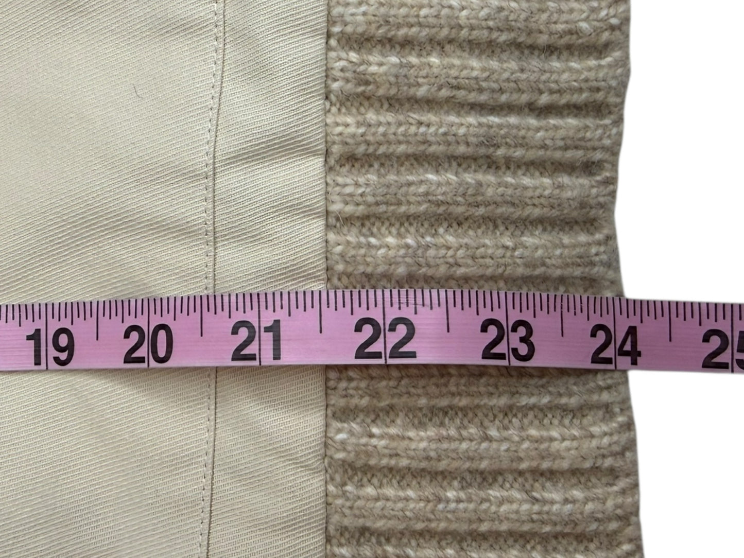 Anthropologie NWT Beige Central Park West Myles Cable Knit Cardigan Sweater Size M