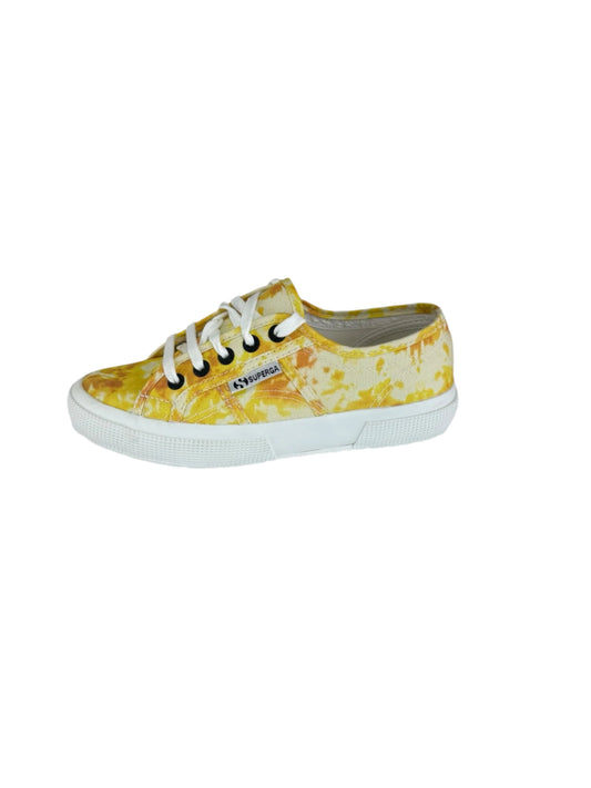 SUPERGA Yellow Tie Dye 2750 Sneakers Size 36