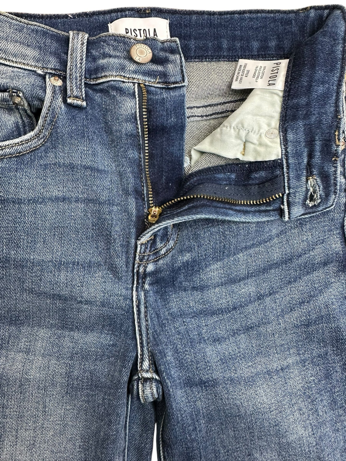 PISTOLA NWT Blue Denim Madi High Rise Modern Slim Jeans Size 24
