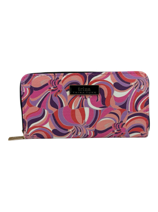trina TRINA TURK Sea Anemone Long Zip Around Wallet