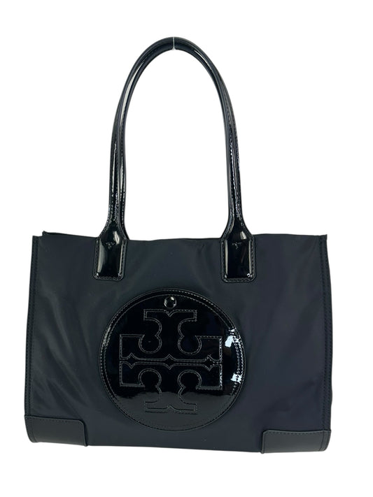 Tory Burch Black 'mini ella patent tote bag' Designer Handbag