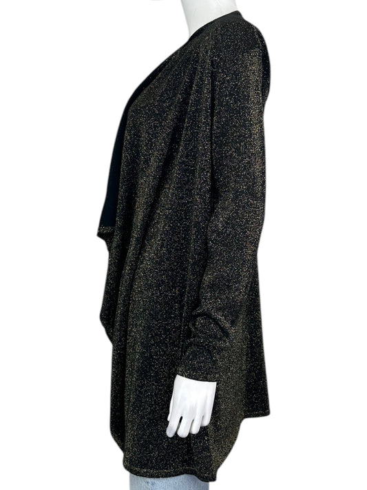 MICHAEL Michael Kors Black and Gold Cardigan Size XS