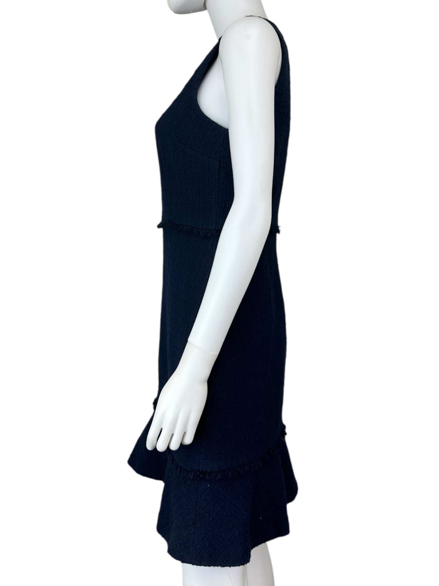 J. Crew Navy Blue Tweed Mini Dress Size 2