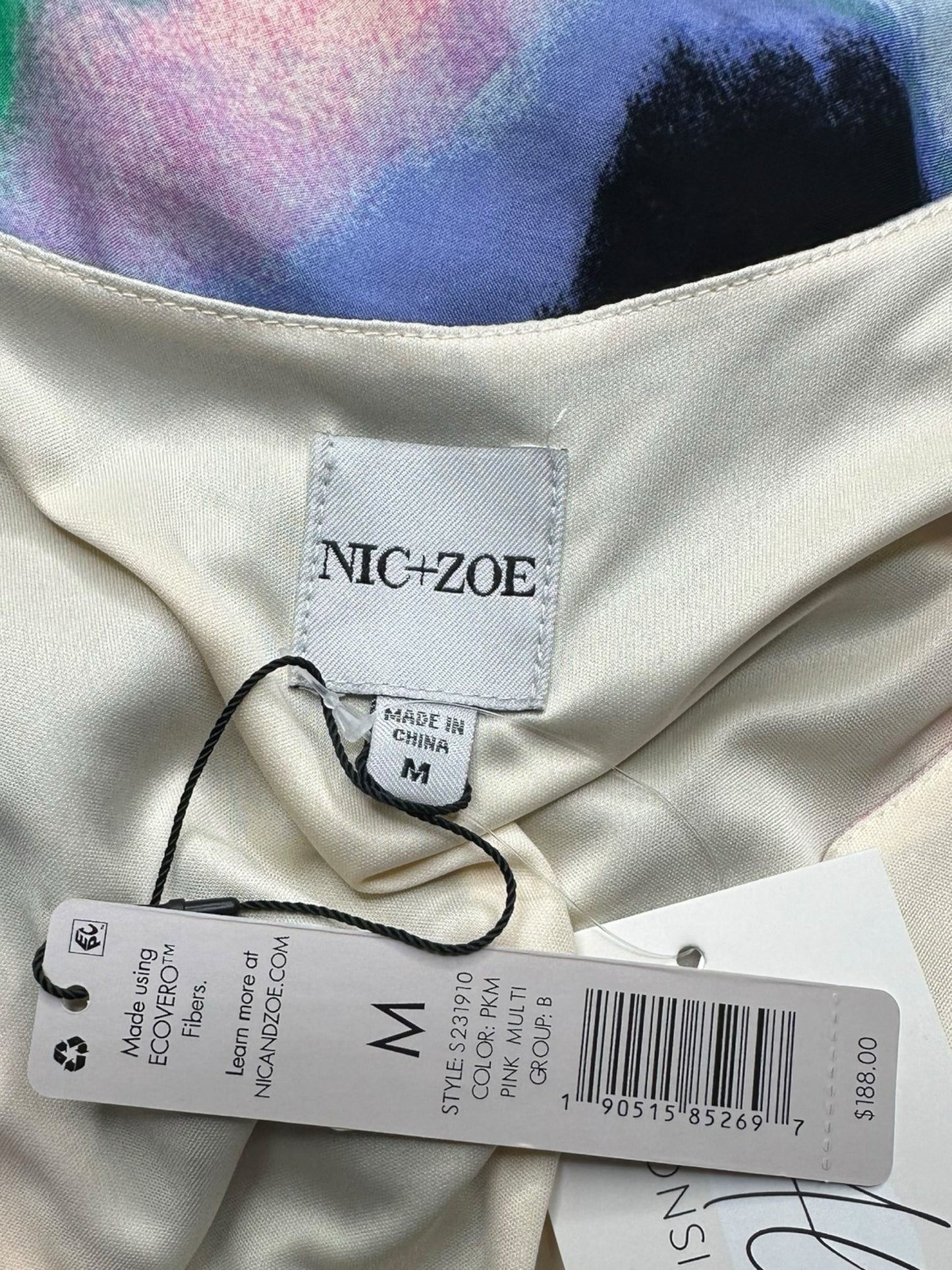 NIC & ZOE Watercolor Print Sundress Size M