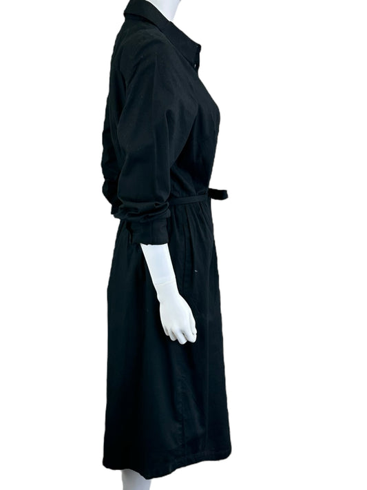 J. Crew Black Shirt Maxi Dress Size 14