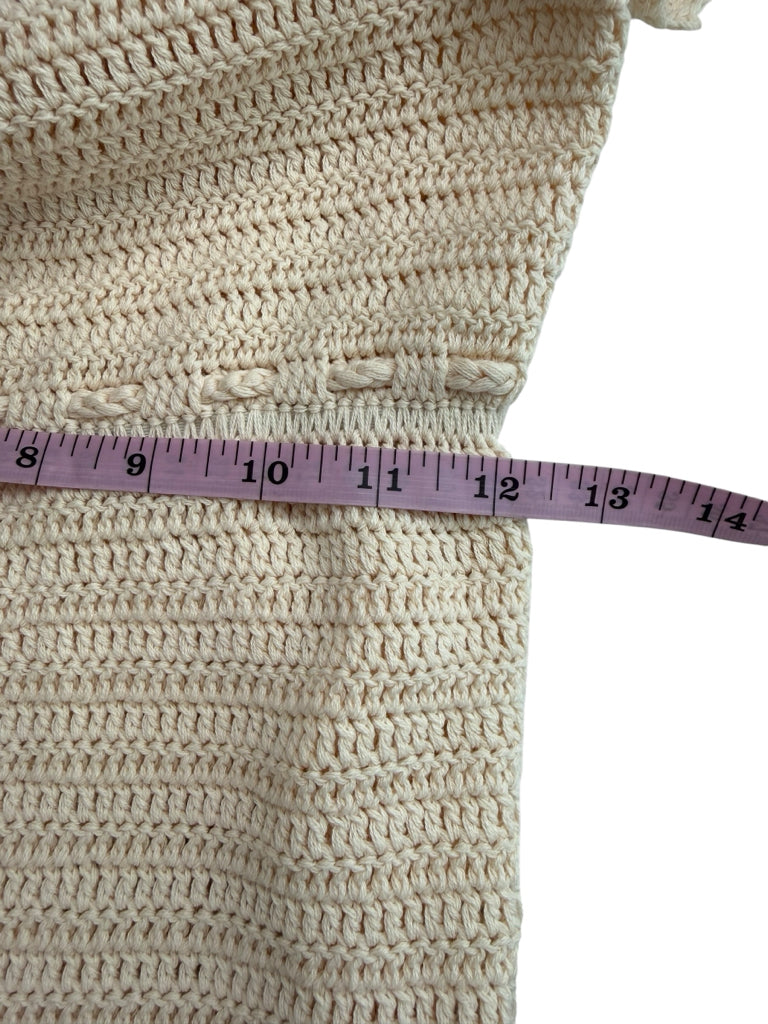 Spell Cream Crochet Knitted Maxi Dress Size XS