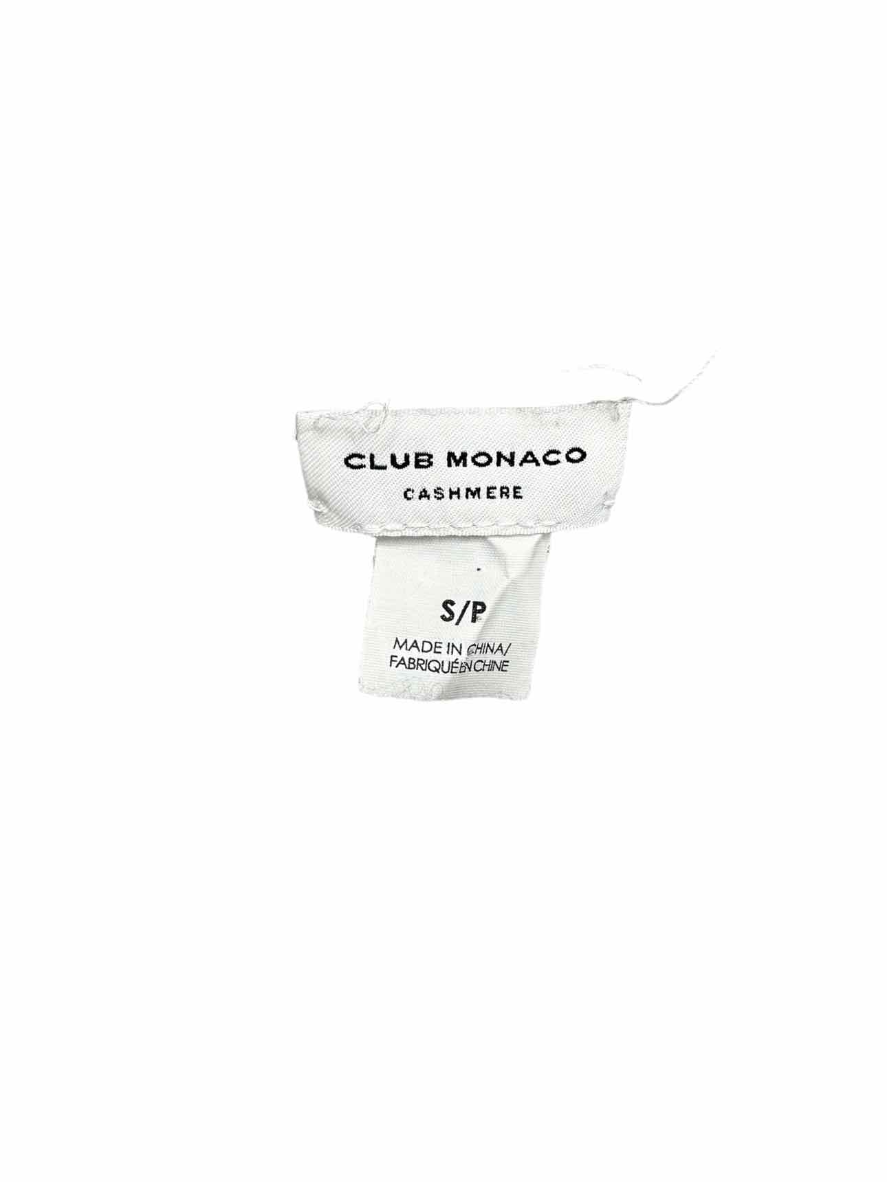 CLUB MONACO Gray Cashmere Off Shoulder Sweater Size S