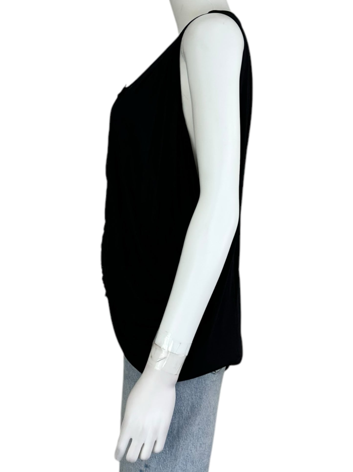 BCBGMAXAZRIA Black Sleeveless Blouse Size S