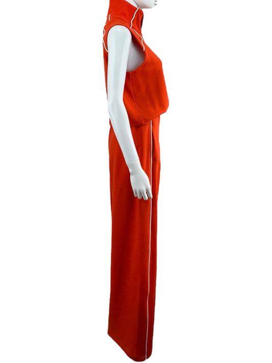 SPANX Orange AirEssentials Mockneck Jumpsuit Size S