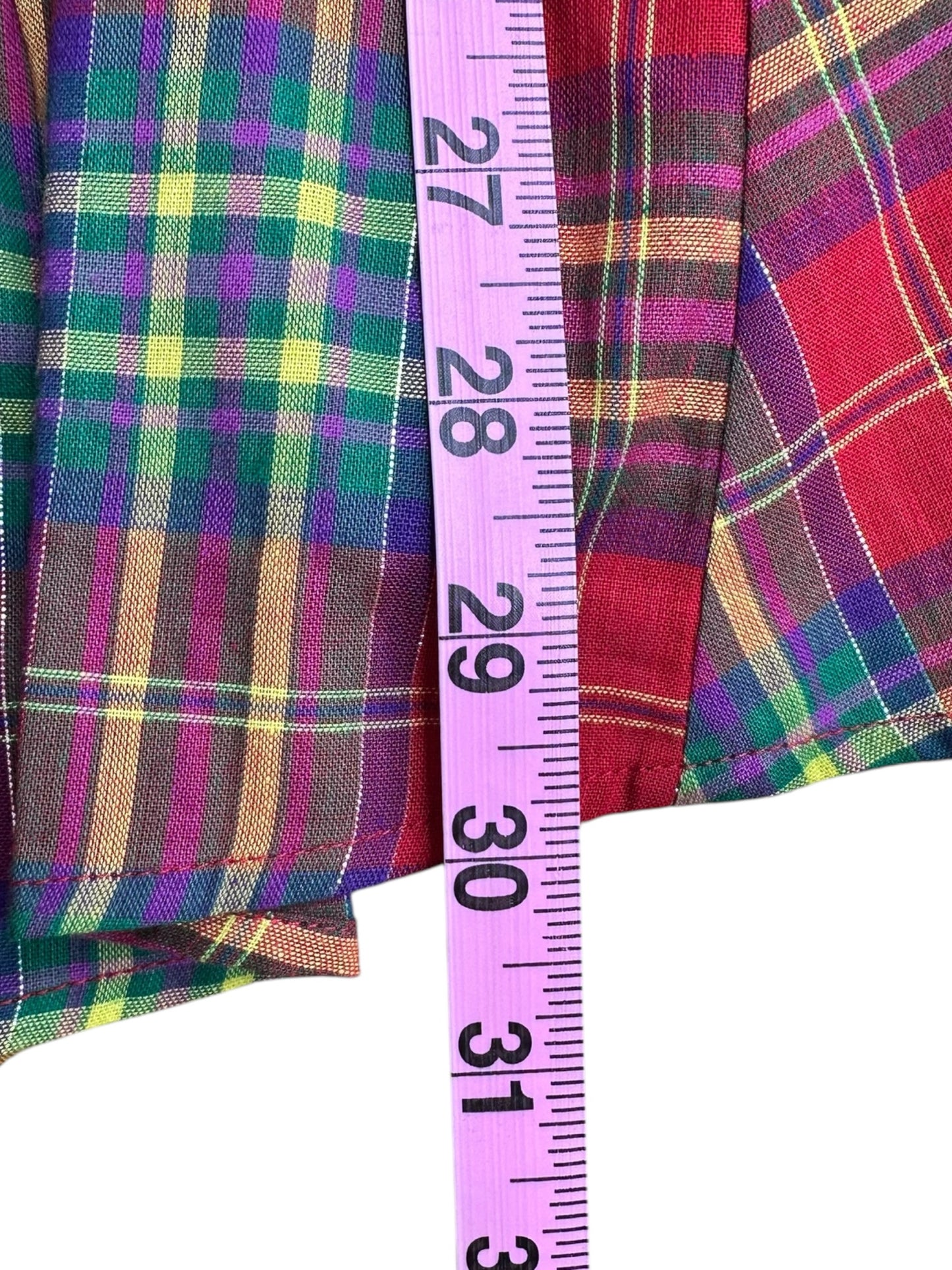 NWT Apres Studio Plaid Mini Dress Size 2