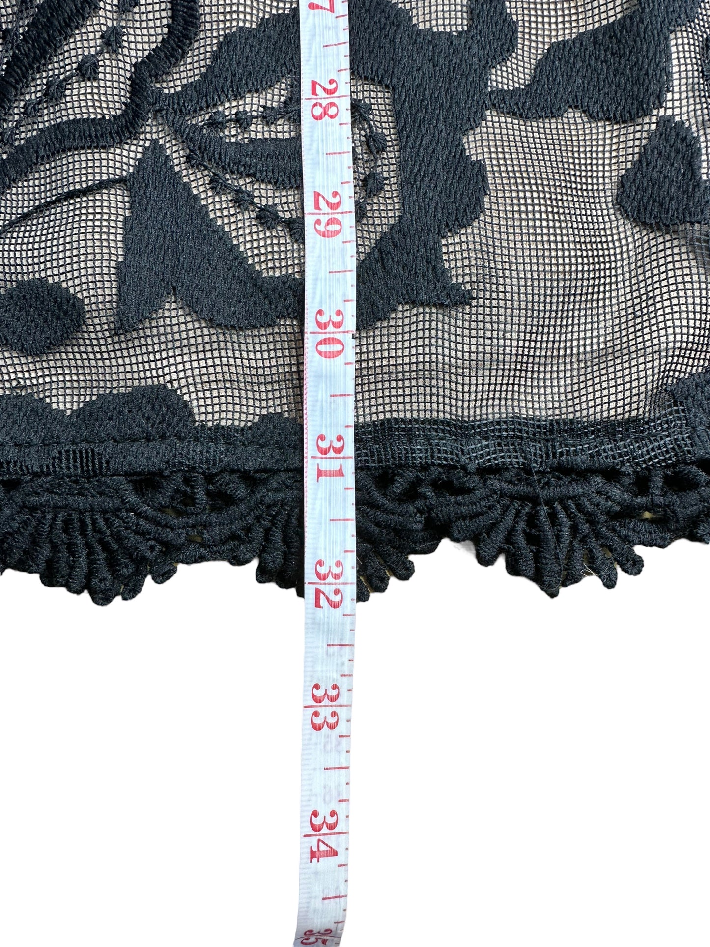 SKIES ARE BLUE NWT Black Lace Mini Dress Size M