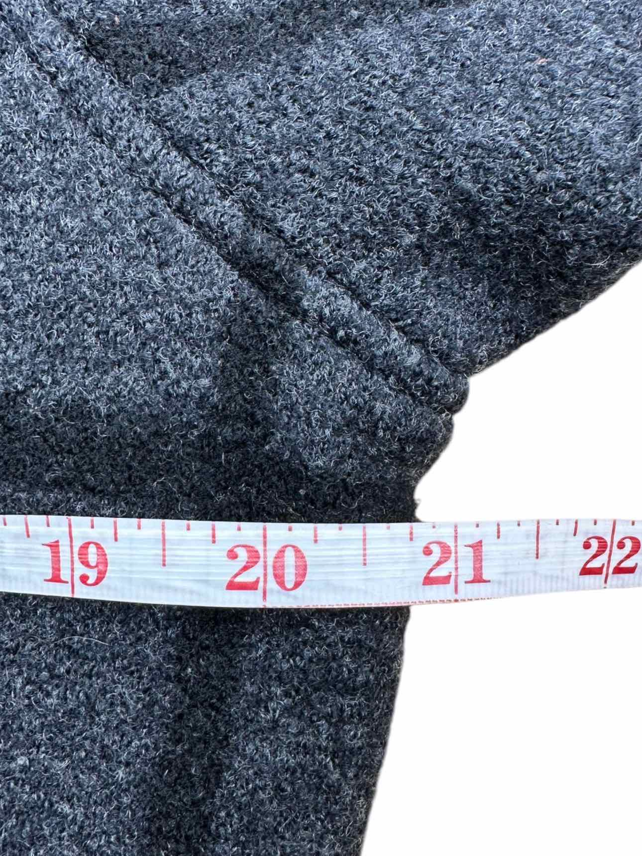 EILEEN FISHER Black Check 100% Wool Check Coat Size S