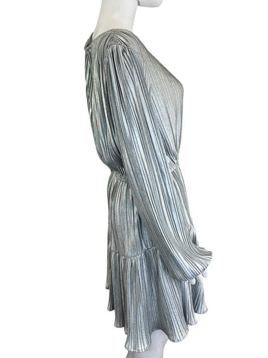 STEVE MADDEN NWT Silver KARA Mini Dress Size L