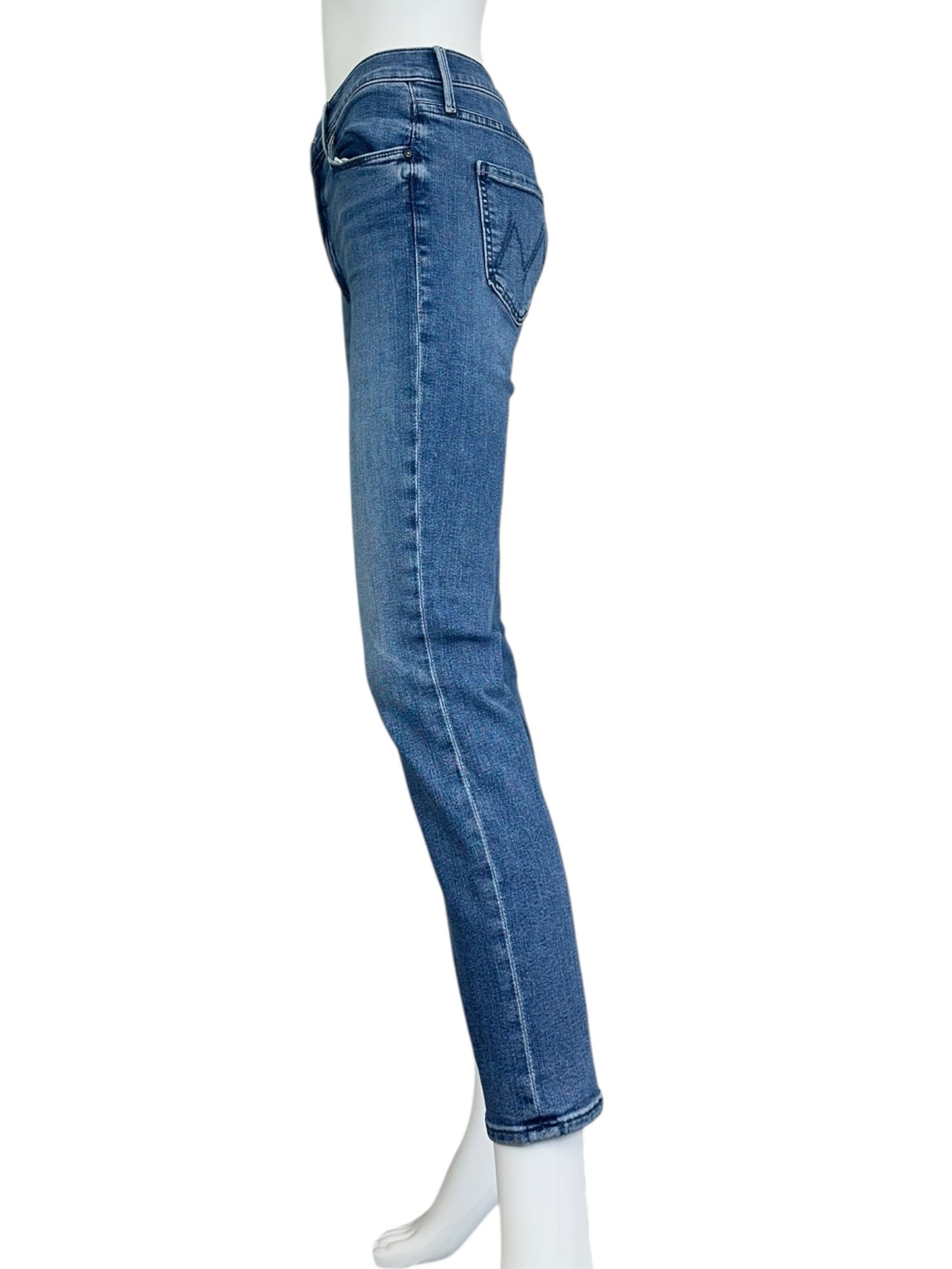 MOTHER Medium Wash Skinny Jeans Size 27