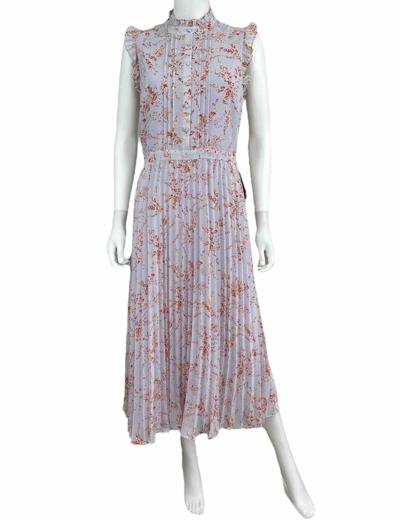 chelsea28 maxi dress Chelsea28 Women's Dress Puff Sleeve High Low Hem Maxi Dress Navy Polka Dot Small