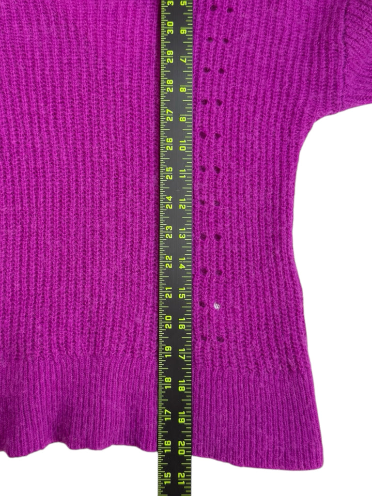BANANA REPUBLIC Purple Wool Alpaca Sweater Size XS