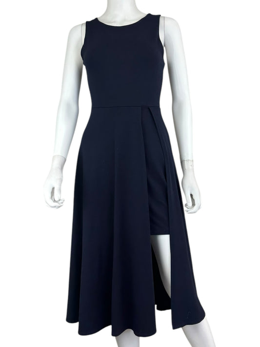 SUSANA MONACO Navy Midi Dress Size S