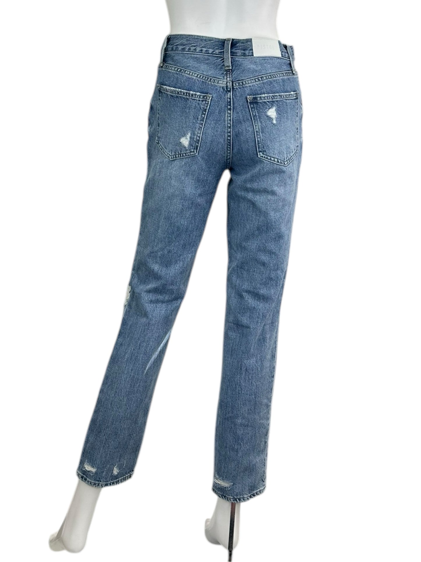 PISTOLA Ripped Light Wash Jeans Size 25