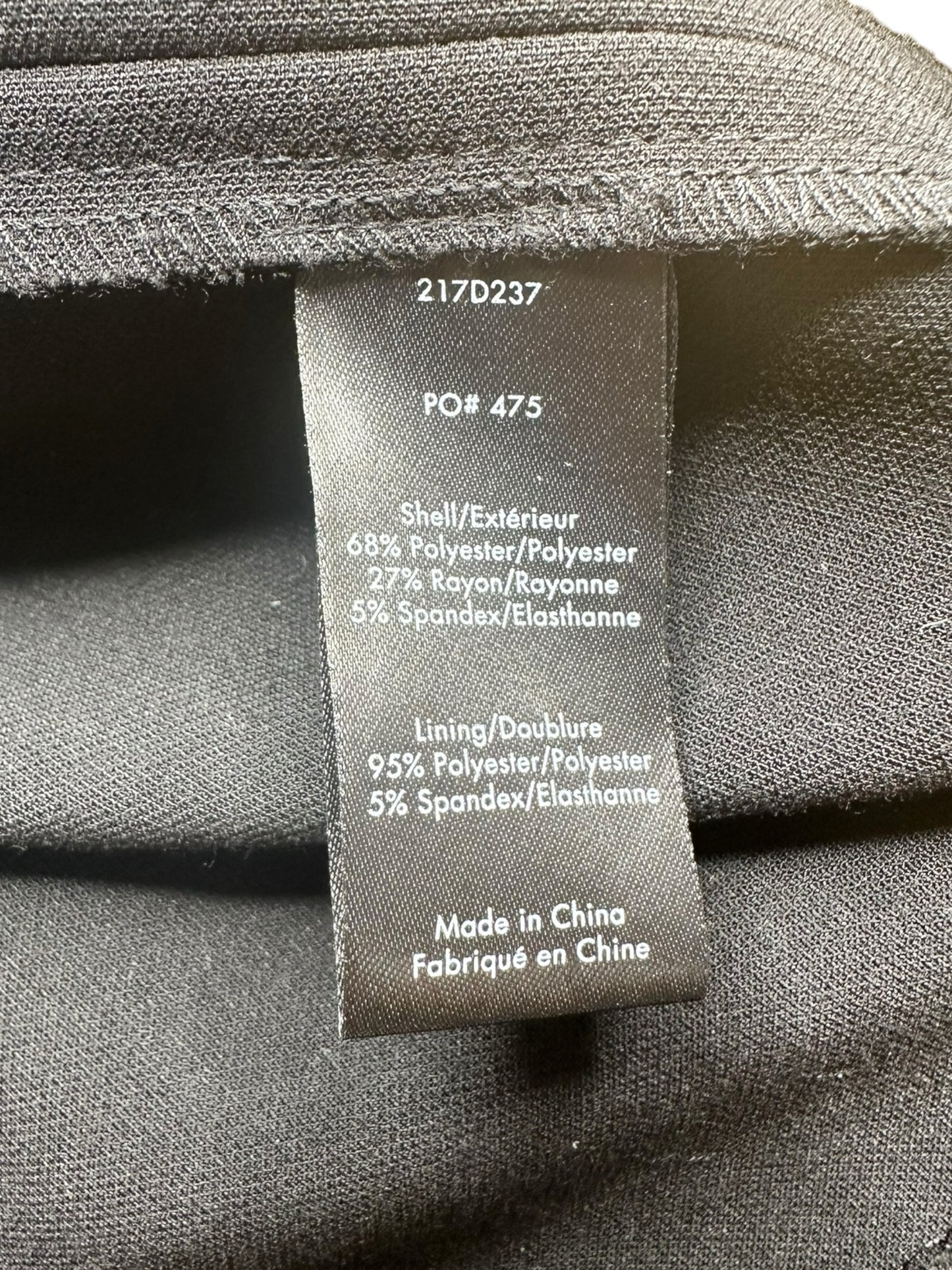 Elizabeth and James Black Mini Dress Size 10
