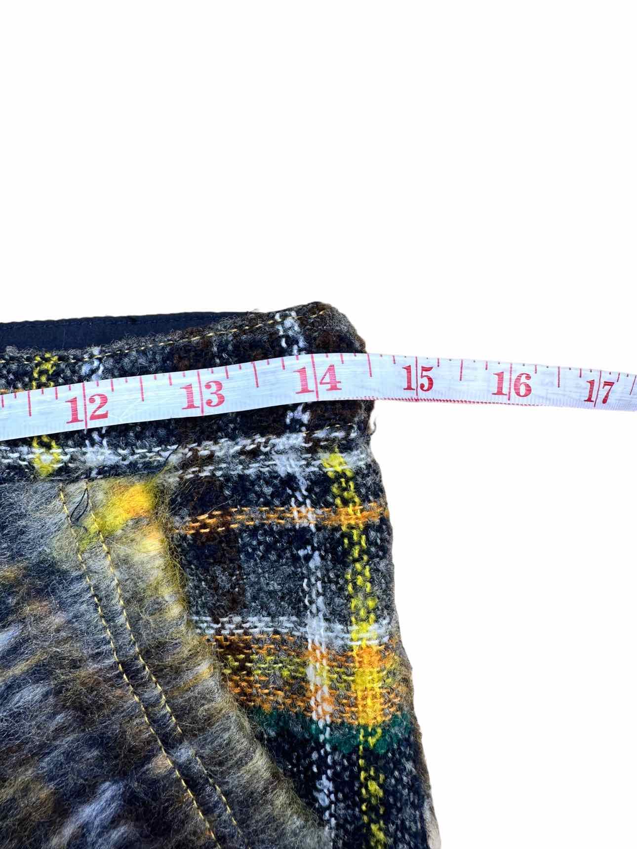 Urban Outfitters NWT Plaid Wool Blend Mini Skirt Size M