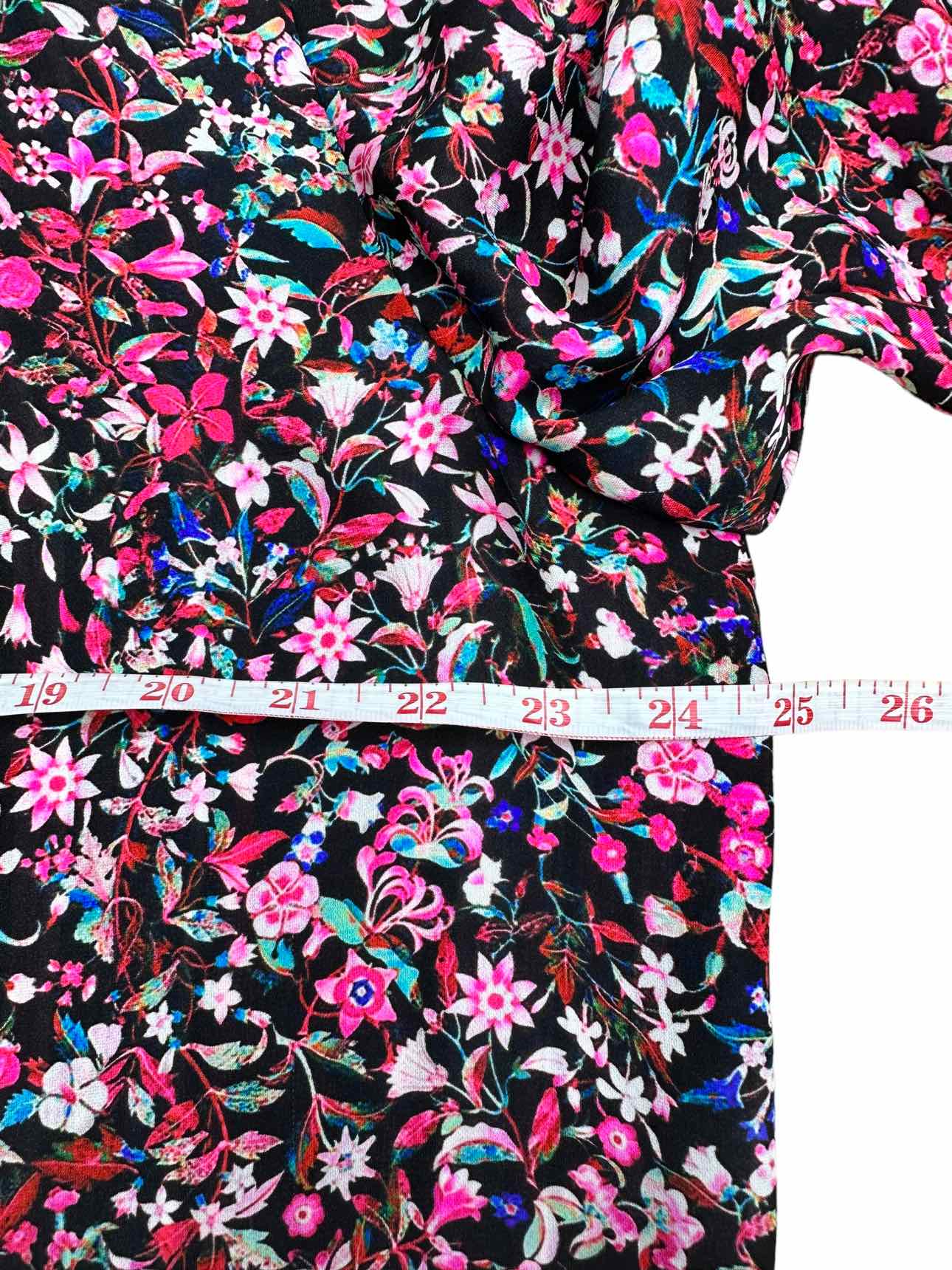 ELIE TAHARI Floral Print Button-down Size XL