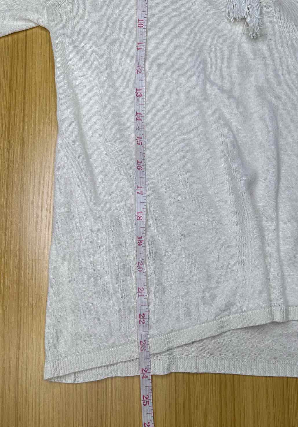 joie Ivory 100% Linen Sweater Size XS