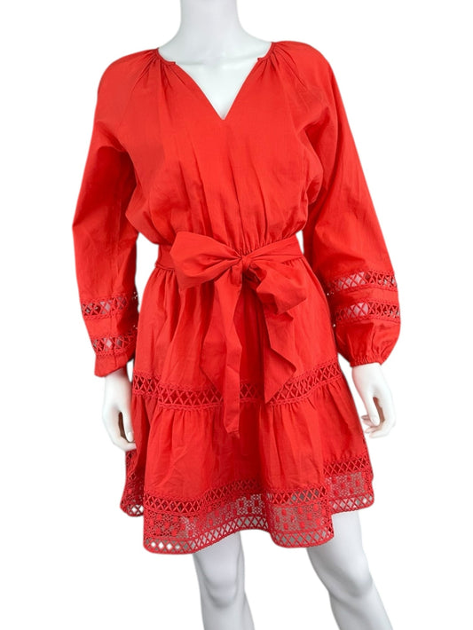 EVEREVE Red Juliana Mini Dress Size S