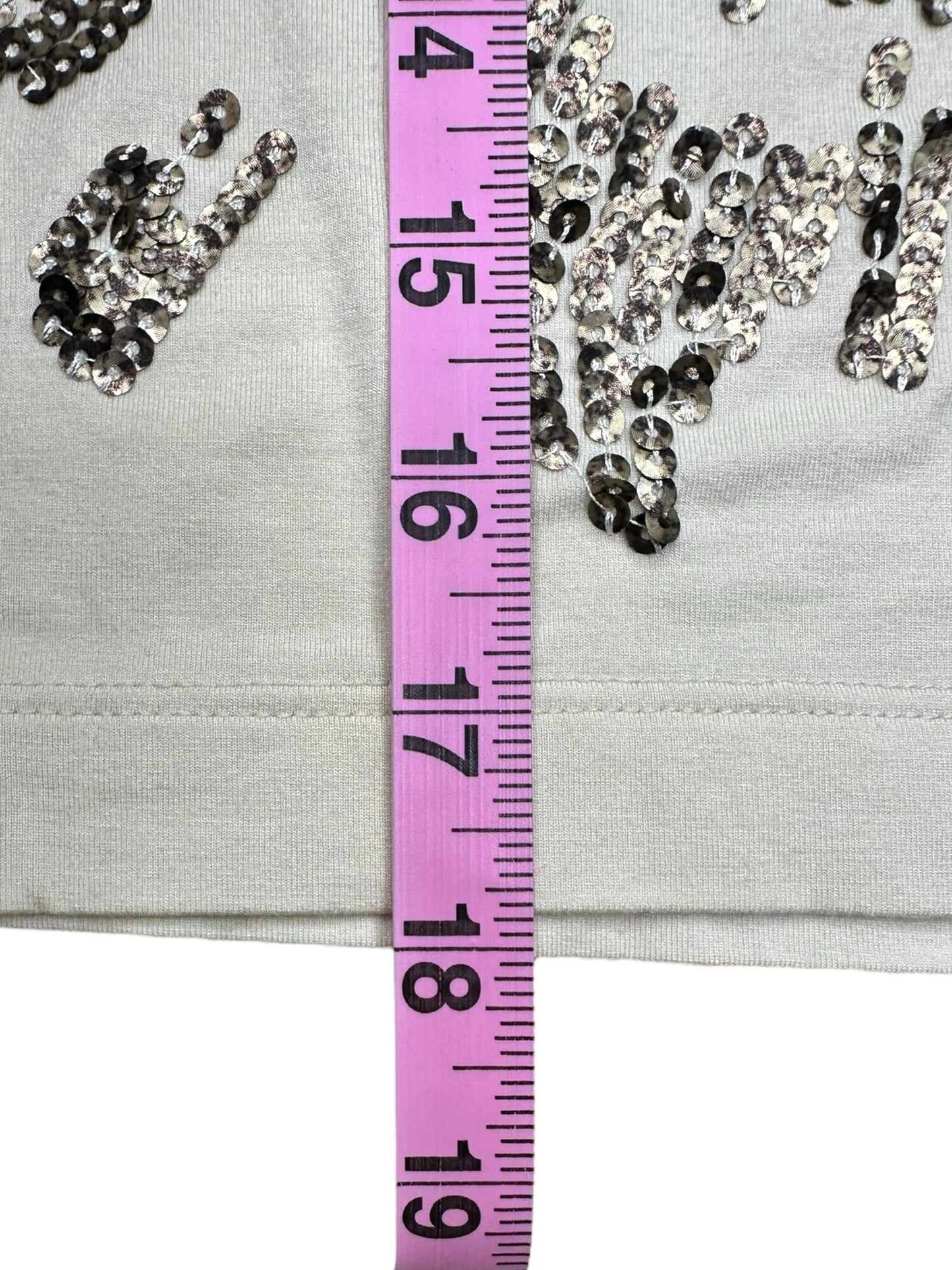 St John Sequin Tee Size M