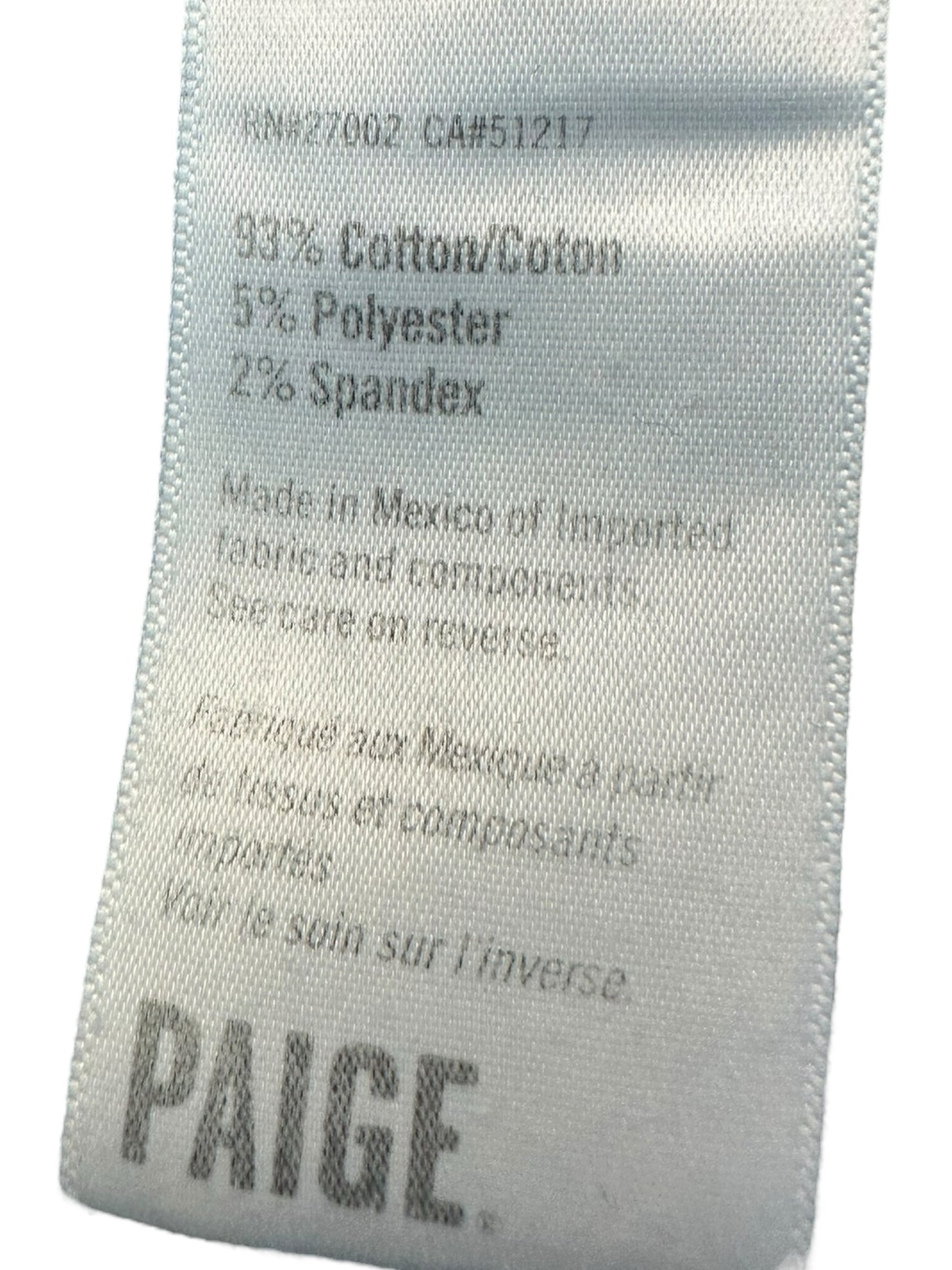 PAIGE Size 28 Jeans
