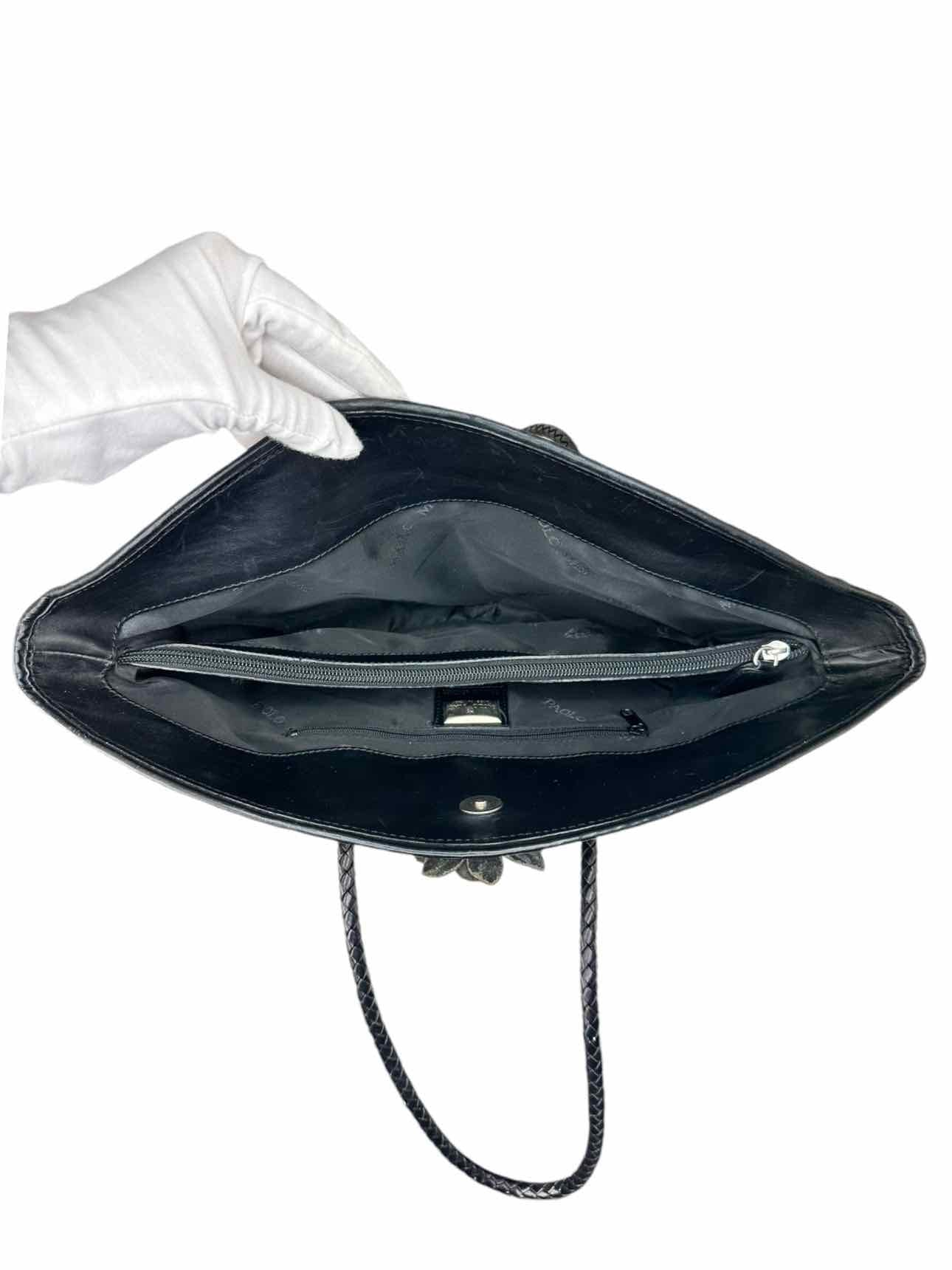 Paolo Masi Black Leather Purse