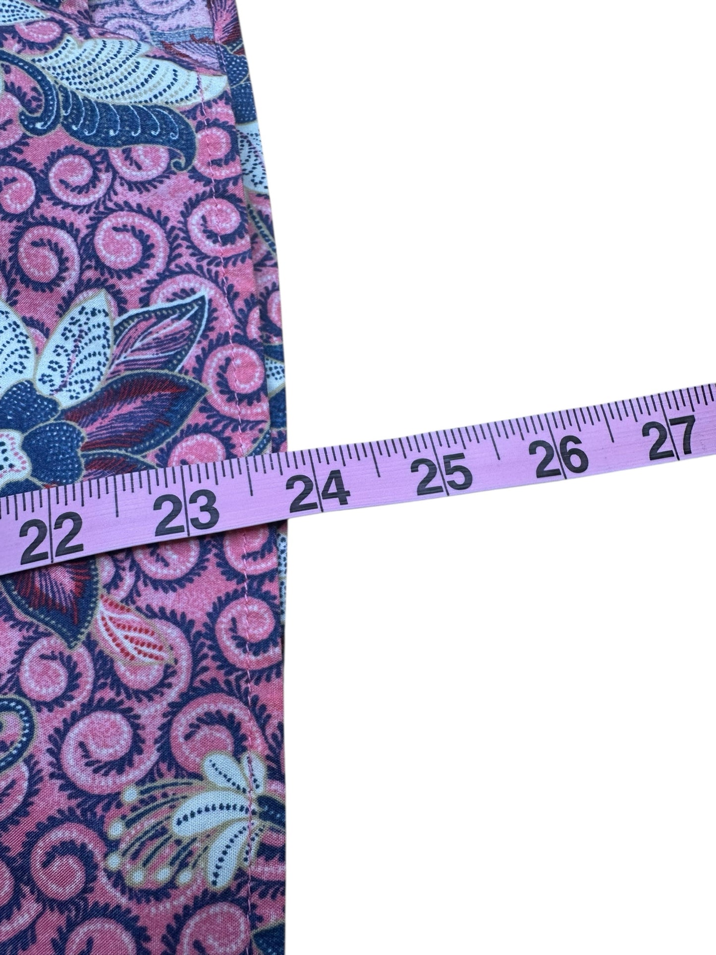 LOFT Pink And Blue Blouse Size XS
