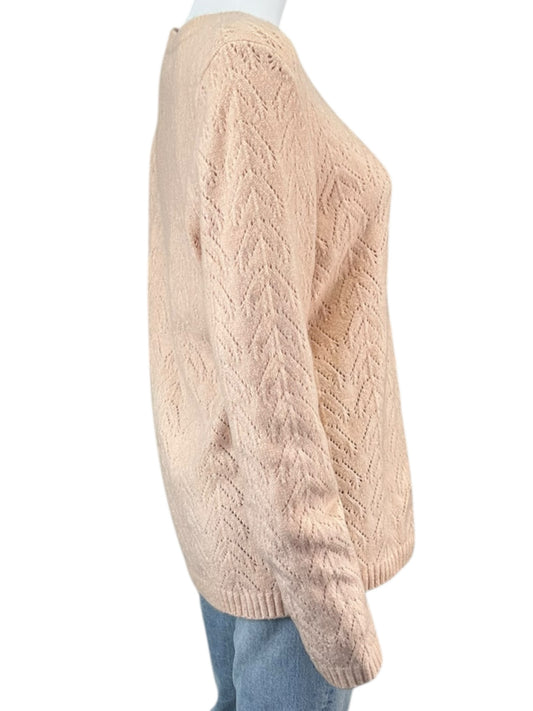 Talbots Blush Pink Crewneck Sweater Size L