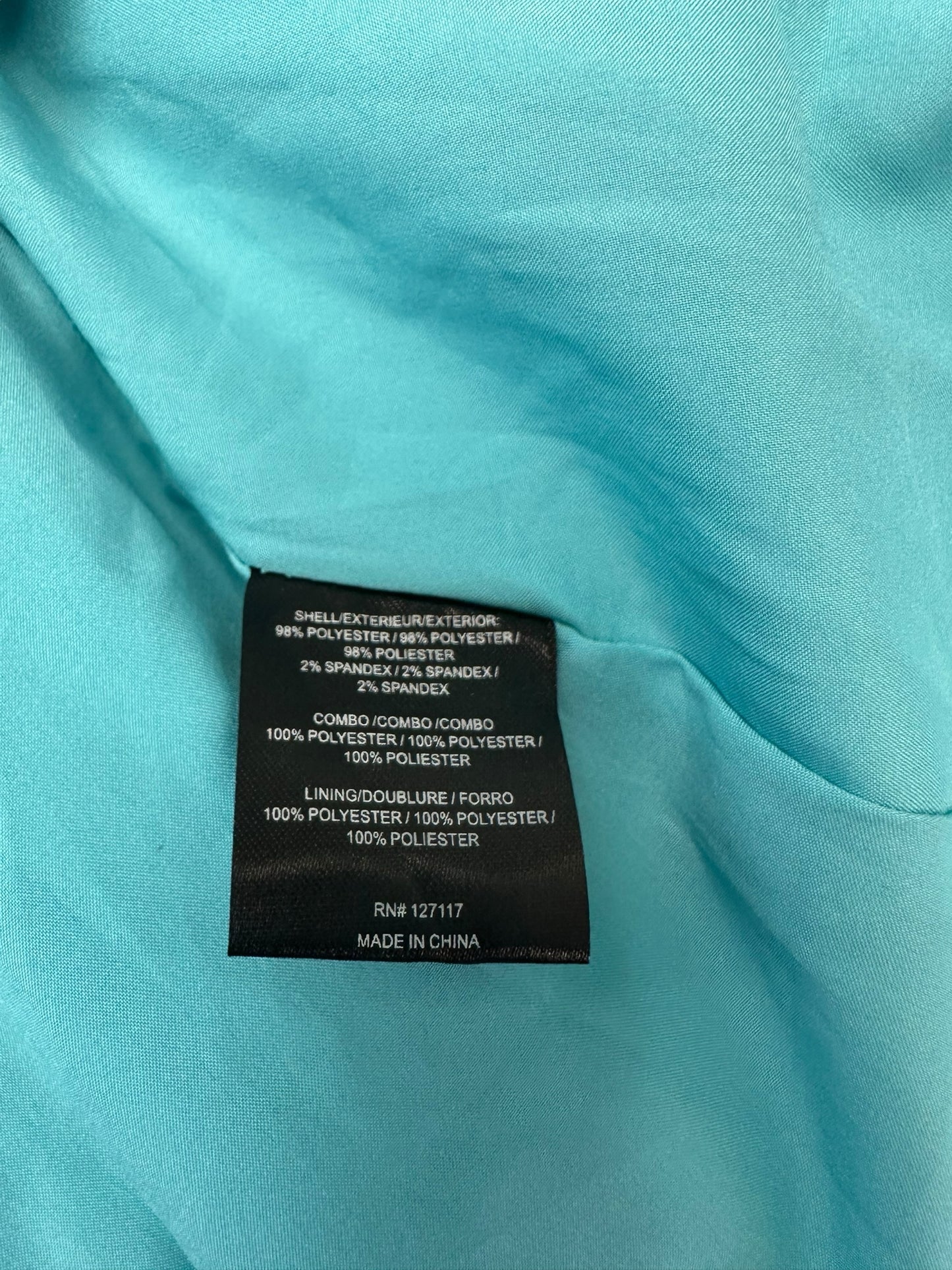 NWT Badgley Mischka Blue Long Dress Size 14