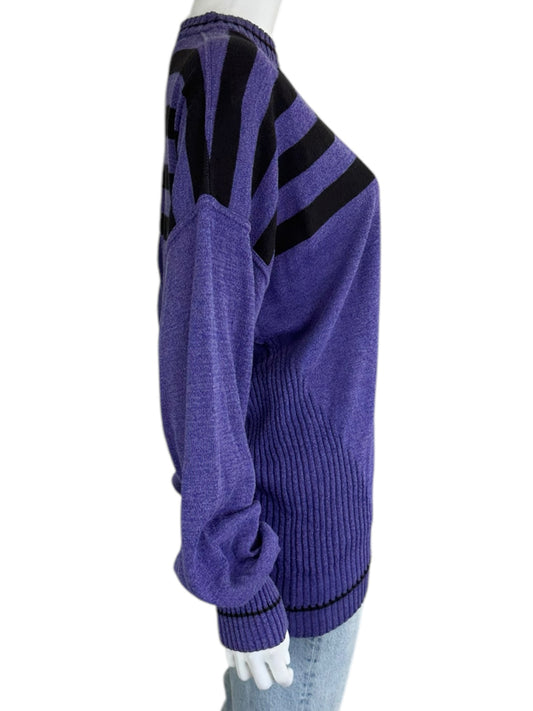 Vintage Luciano Chari Purple Sweater Size M