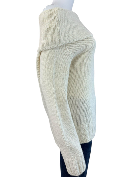 Anthropologie NWT Ivory Sweater Size M