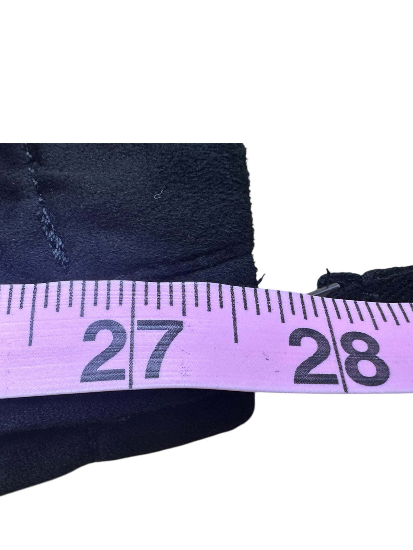 Marrakech Black Vegan Suede Joggers Size XS