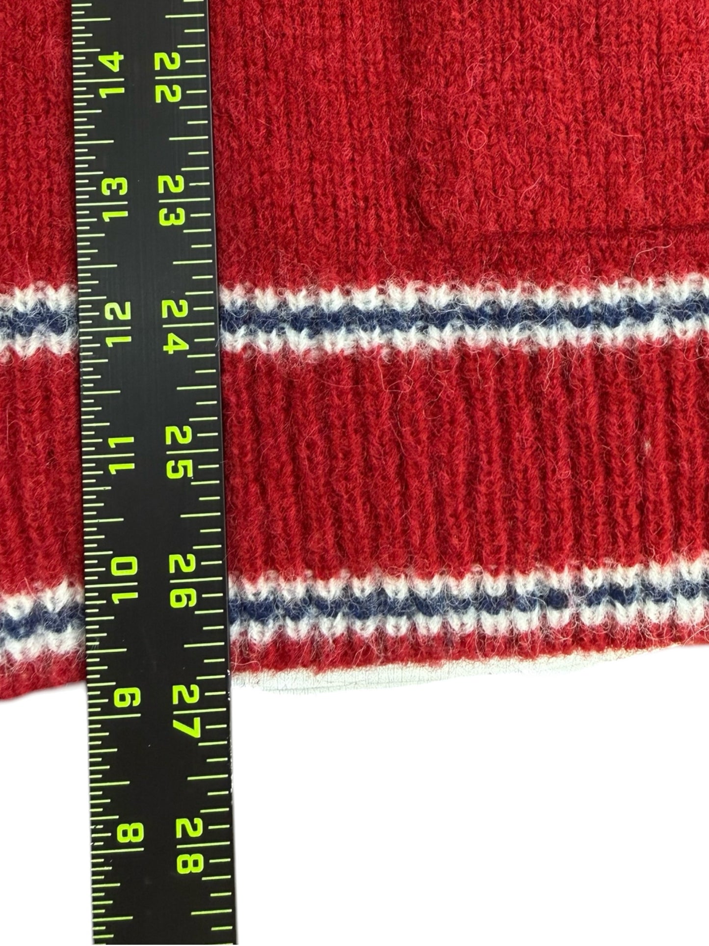 Xirena Red Alpaca Merino Wool Carey Boyfriend Cardigan Size S