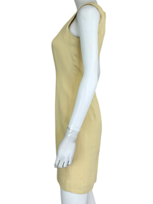 Ann Taylor Yellow Sheath Dress Size 2P