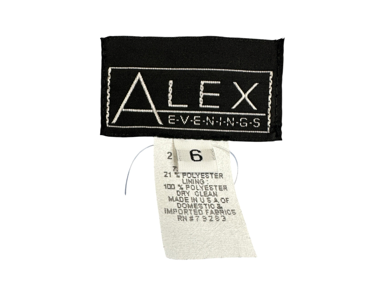 ALEX EVENINGS Dusty Blue Formal Dress Size 6