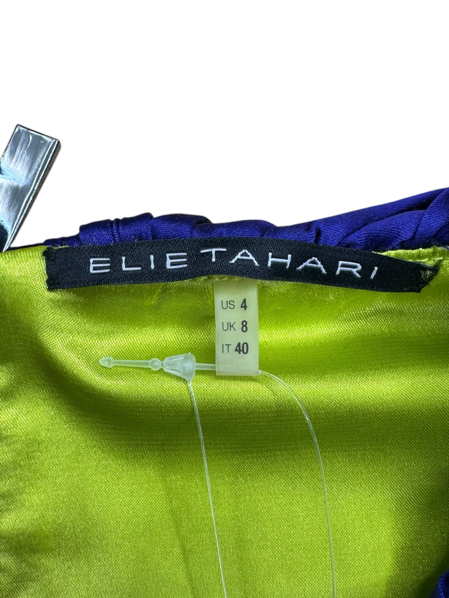 ELIE TAHARI Wool Blend Black Cocktail Dress Size S