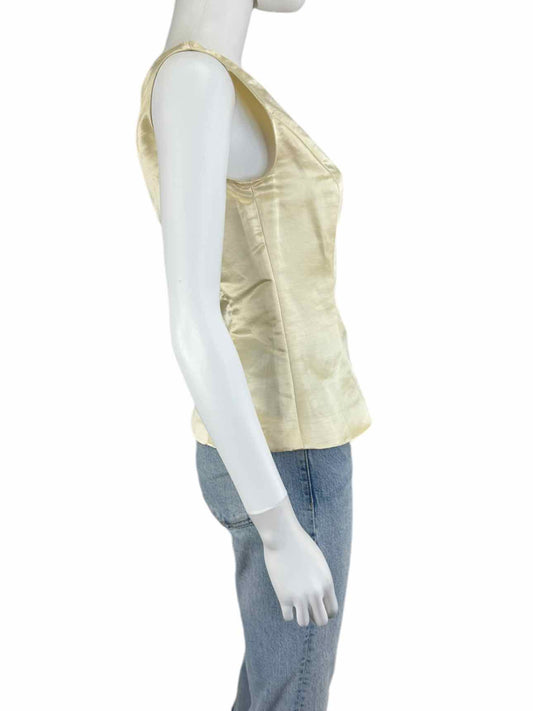 ESCADA Gold Silk Shell Size 38